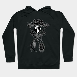 Earth Element Alchemy Symbol [Black Fill] Hoodie